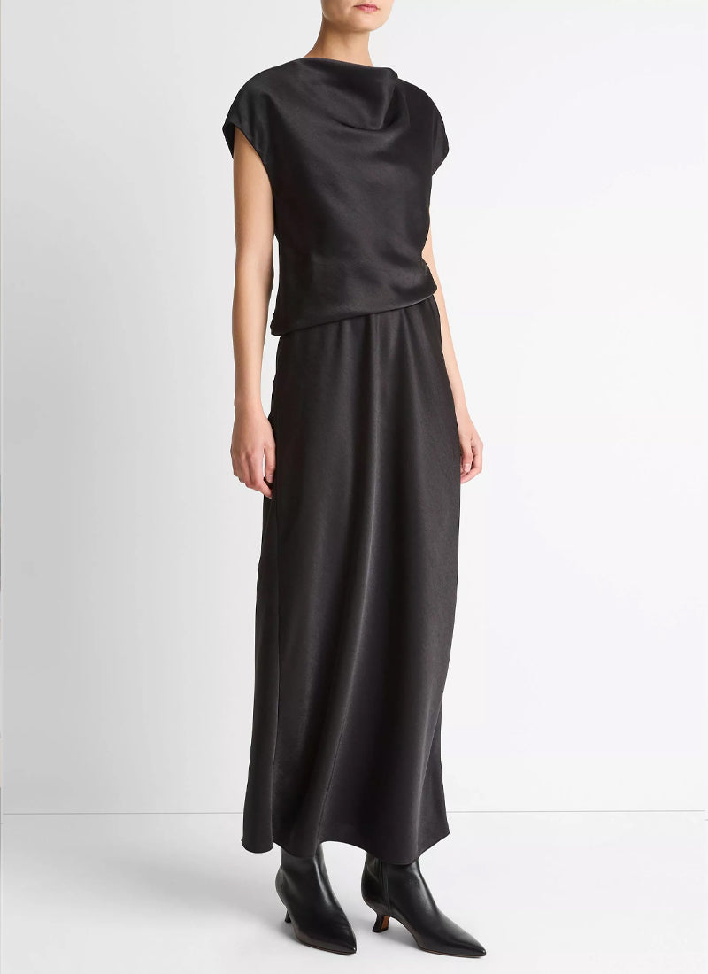  Draped Cowl Neck Dress by Vince at Andrews 