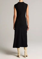 Draped Crepe Funnel-Neck Dress by Vince at Andrews