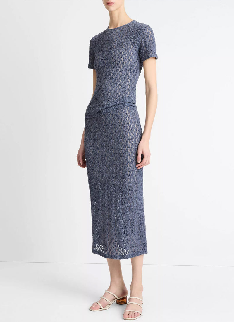 Vince Floral Smocked Skirt