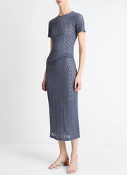 Vince Floral Smocked Skirt