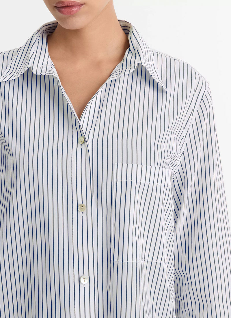 Vince Furrow Stripe Button Down Shirt