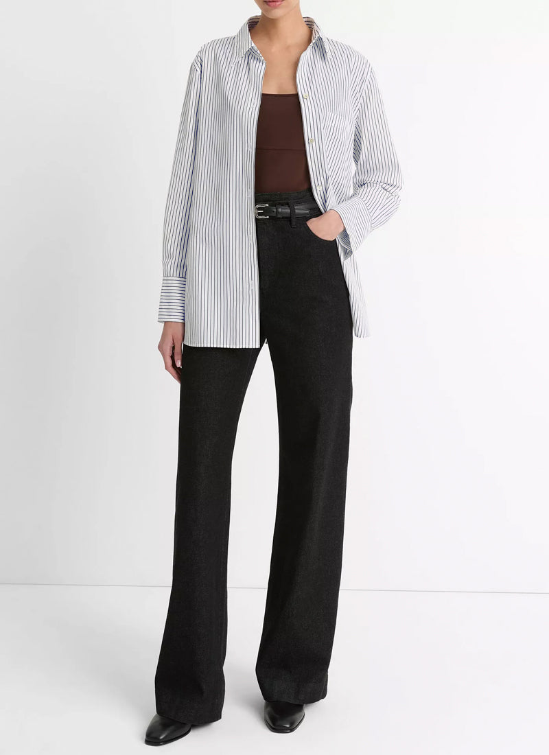 Vince Furrow Stripe Button Down Shirt