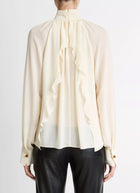Gathered Neck Blouse by Vince at Andrews