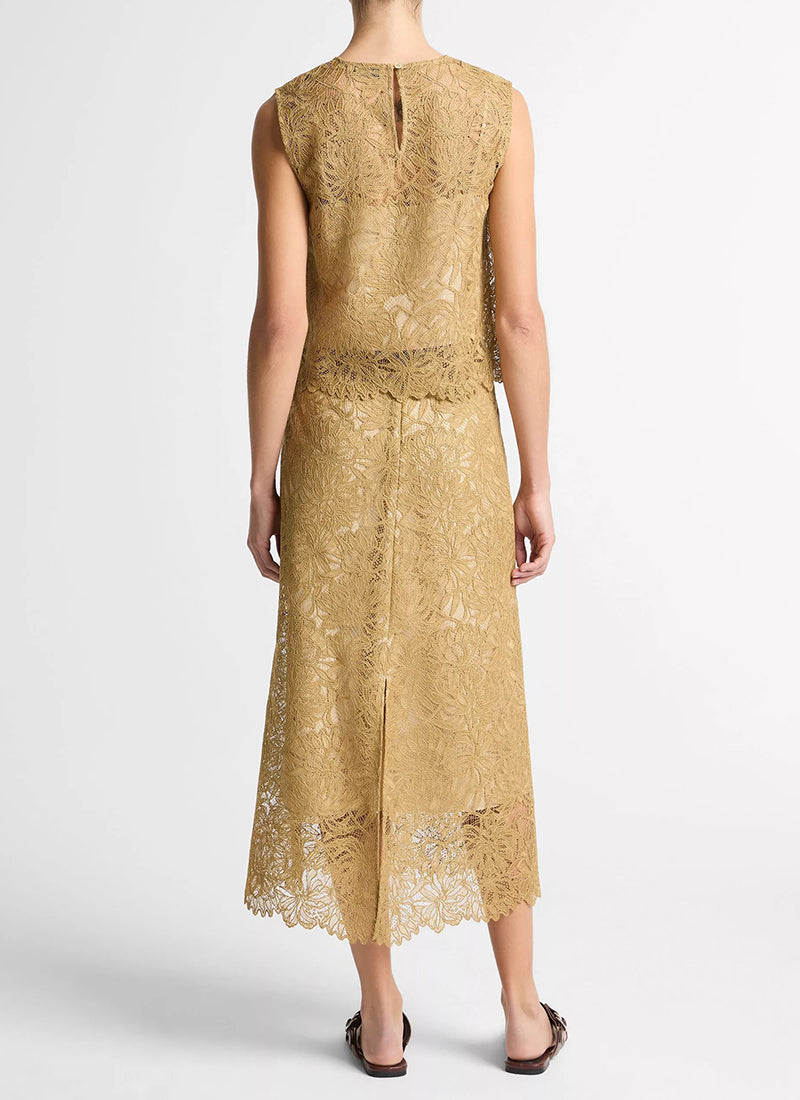 Vince Lace Slip Skirt