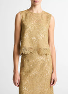 Vince Lace Shell Top