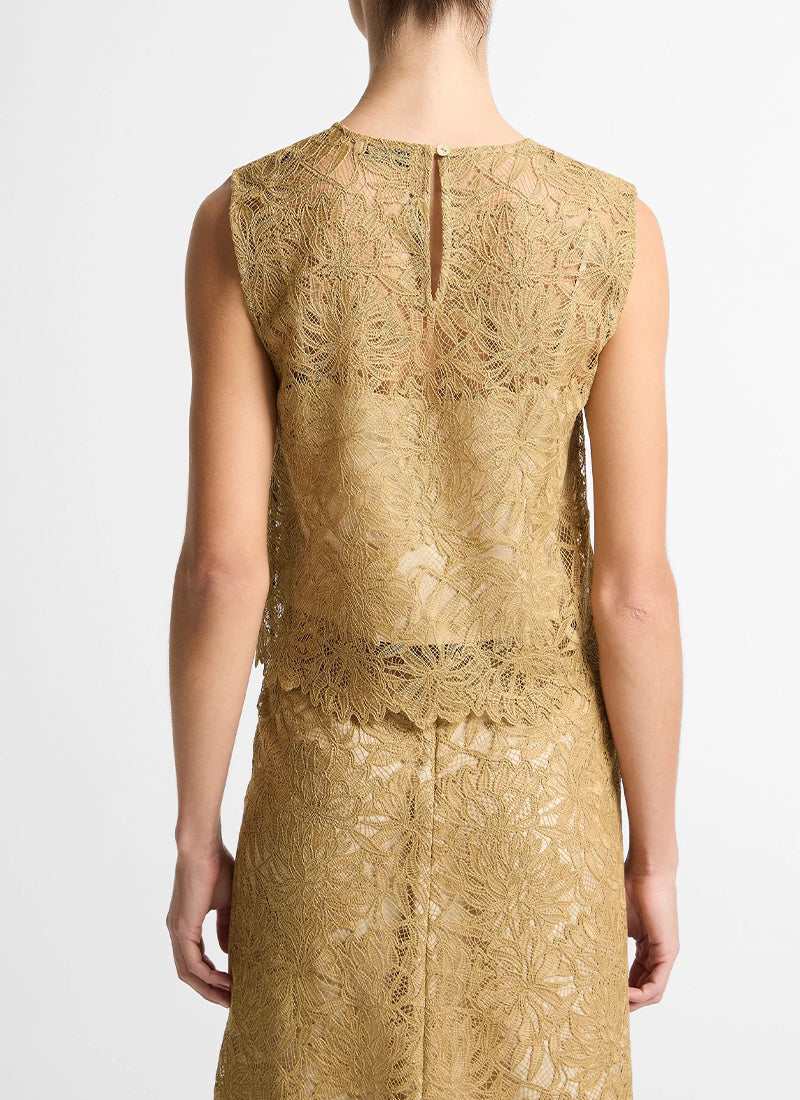Vince Lace Shell Top
