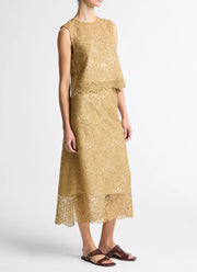 Vince Lace Slip Skirt
