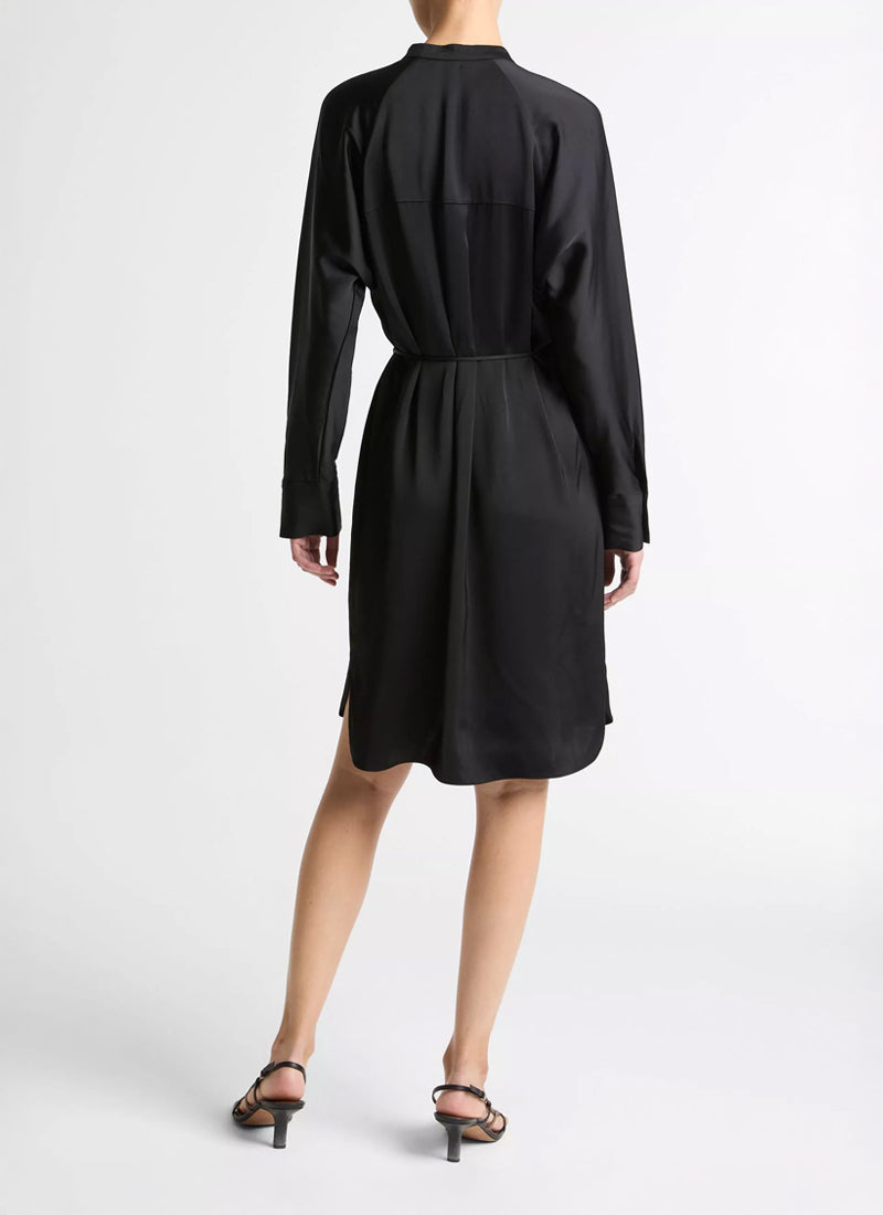  Long Sleeve Band Collar Dress by Vince at Andrews 
