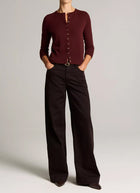 Vince Mid Rise Washed Cotton Wideleg