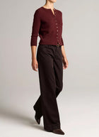 Vince Mid Rise Washed Cotton Wideleg