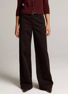 Vince Mid Rise Washed Cotton Wideleg