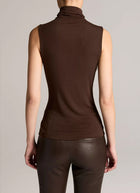  Jersey Sleeveless Turtleneck by Vince at Andrews 