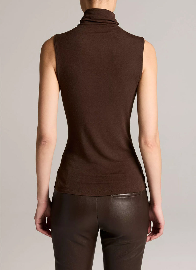  Jersey Sleeveless Turtleneck by Vince at Andrews 
