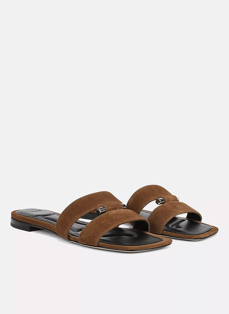 Vince Piper Suede Slide Sandal