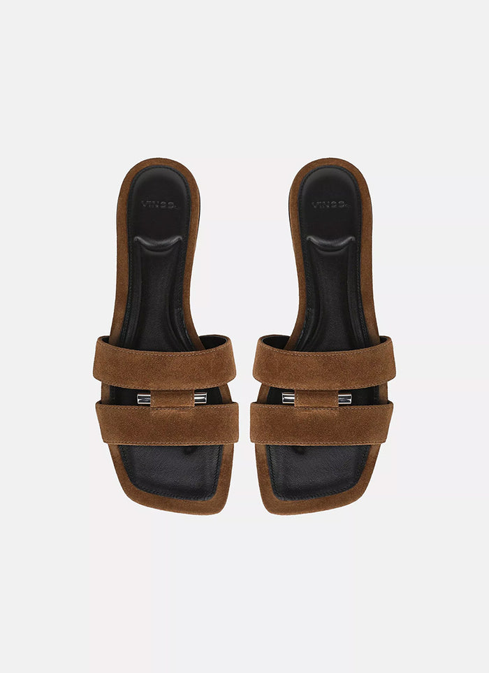 Vince Piper Suede Slide Sandal