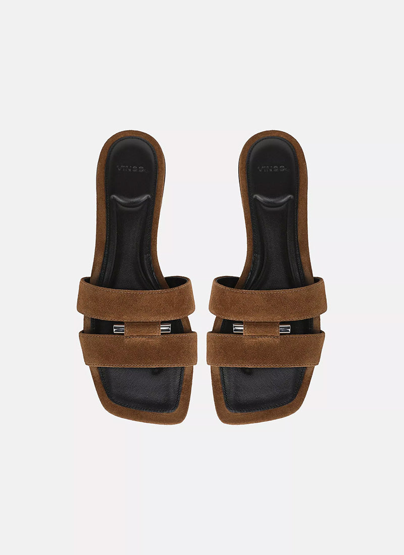 Vince Piper Suede Slide Sandal