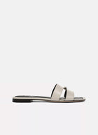 Vince Piper Leather Slide Sandal