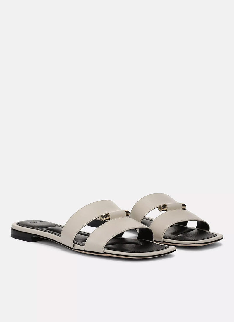 Vince Piper Leather Slide Sandal