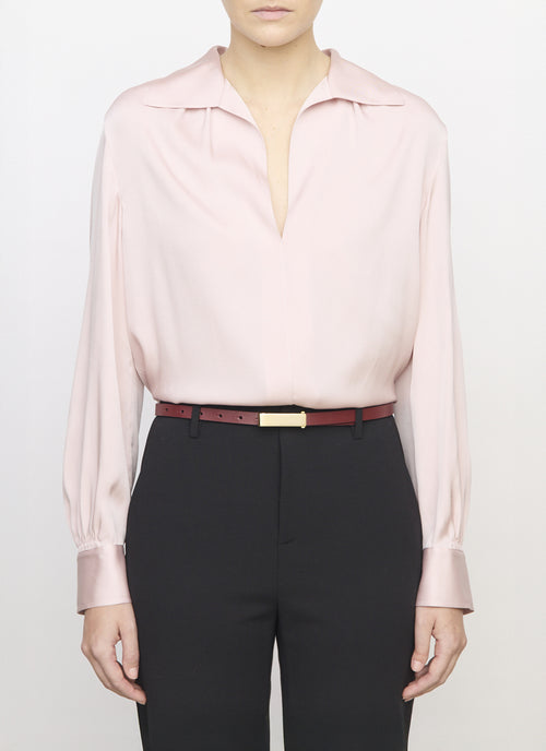 Placed Smocked Long Sleeve Blouse by Vince at Andrews