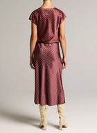 Plaid Ombre Slip Skirt