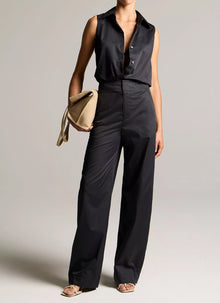 Relaxed Sleeveless Button Down by Vince