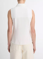 Vince Sleeveless Button Down
