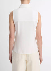 Vince Sleeveless Button Down