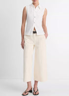 Vince Sleeveless Button Down