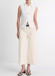 Vince Sleeveless Button Down