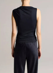 Sleeveless Draped Top Ink by Vince