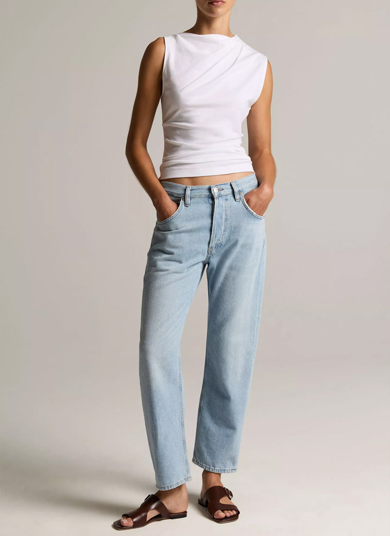 Draped Sleeveless Top