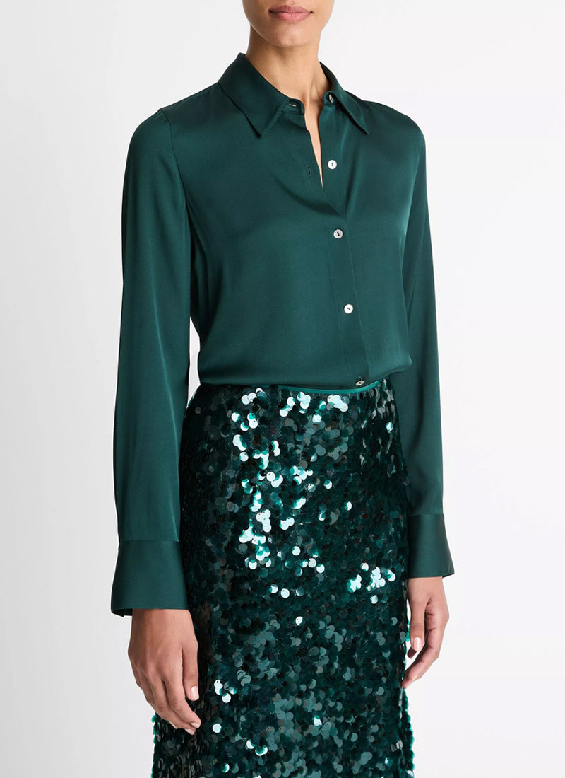 Slim Fit Classic Shirt by Vince at Andrews