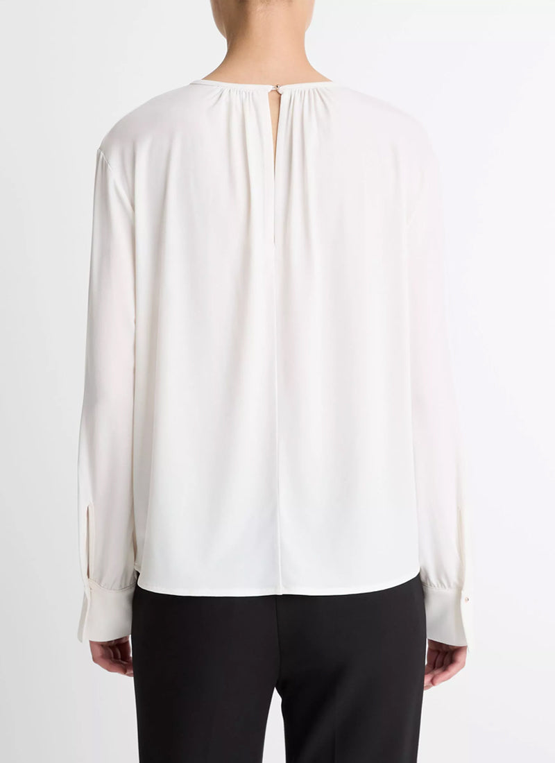 Vince Soft Gathered Blouse