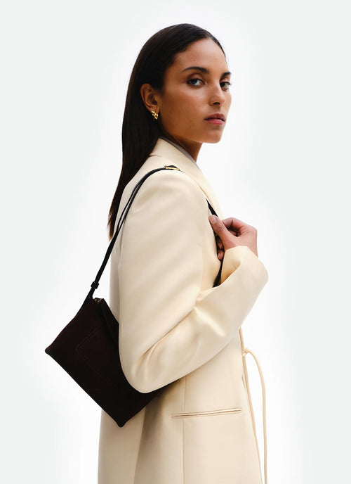 Penelope Slouch Mini Suede by Wandler at Andrews