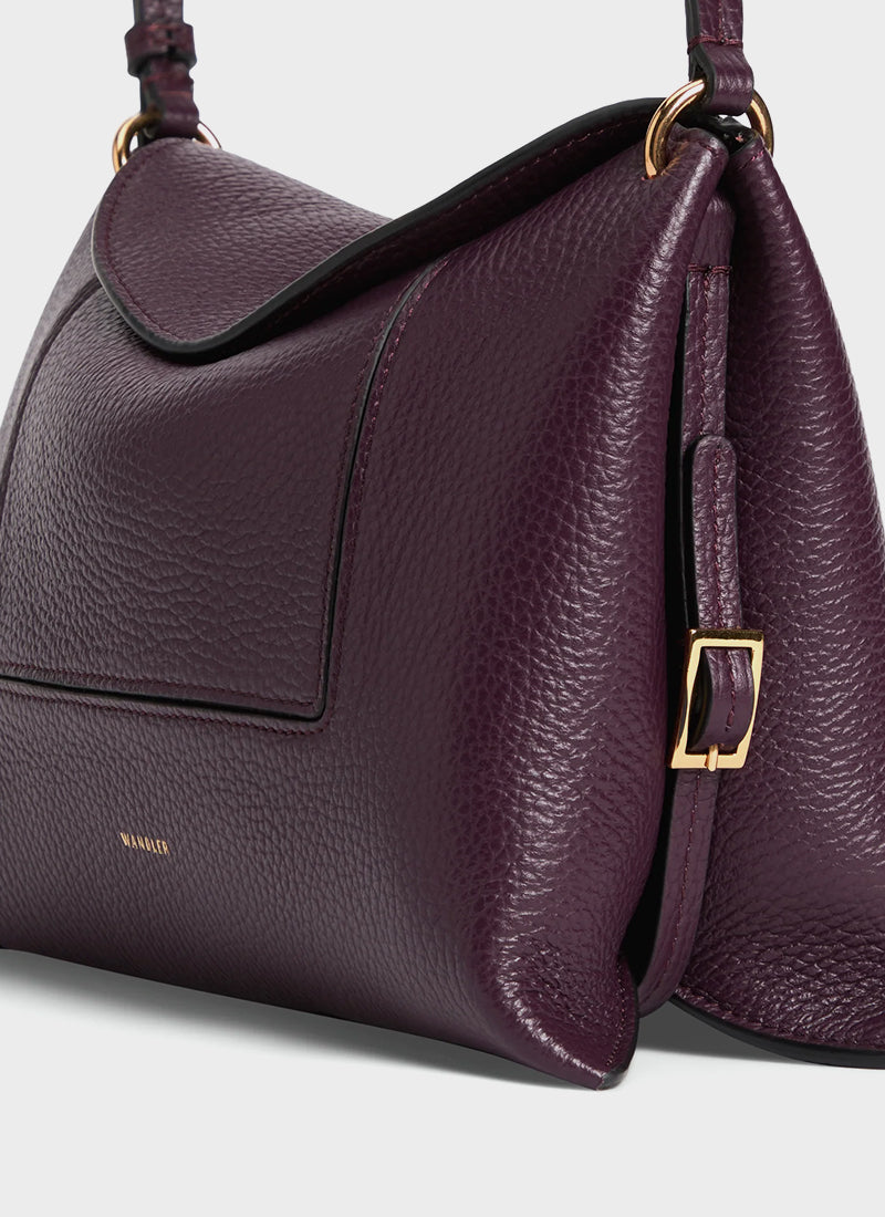 Penelope Slouch Bag Aubergine by Wandler