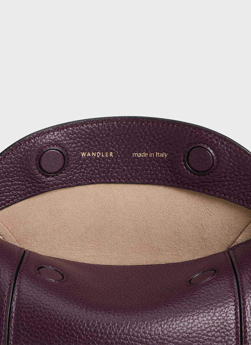 Penelope Slouch Bag Aubergine by Wandler