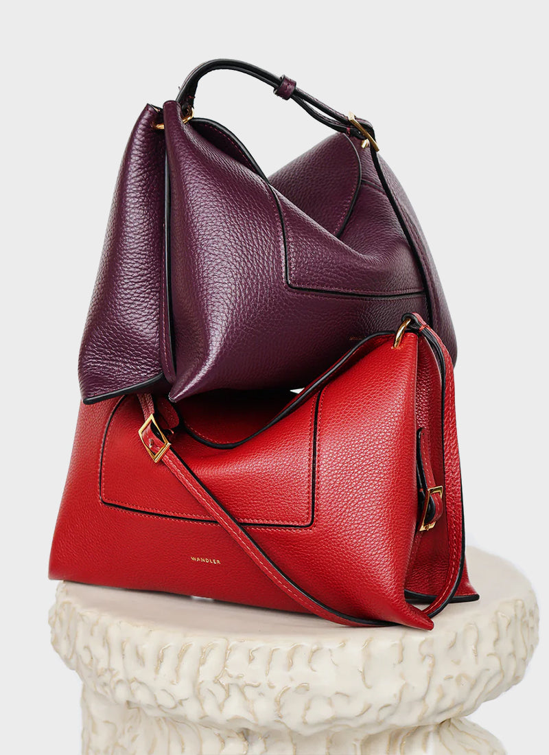 Penelope Slouch Bag Aubergine by Wandler