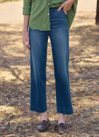 Westport Illusion Wide-Leg Pull-On Jeans