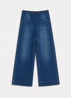 Westport Illusion Wide-Leg Pull-On Jeans