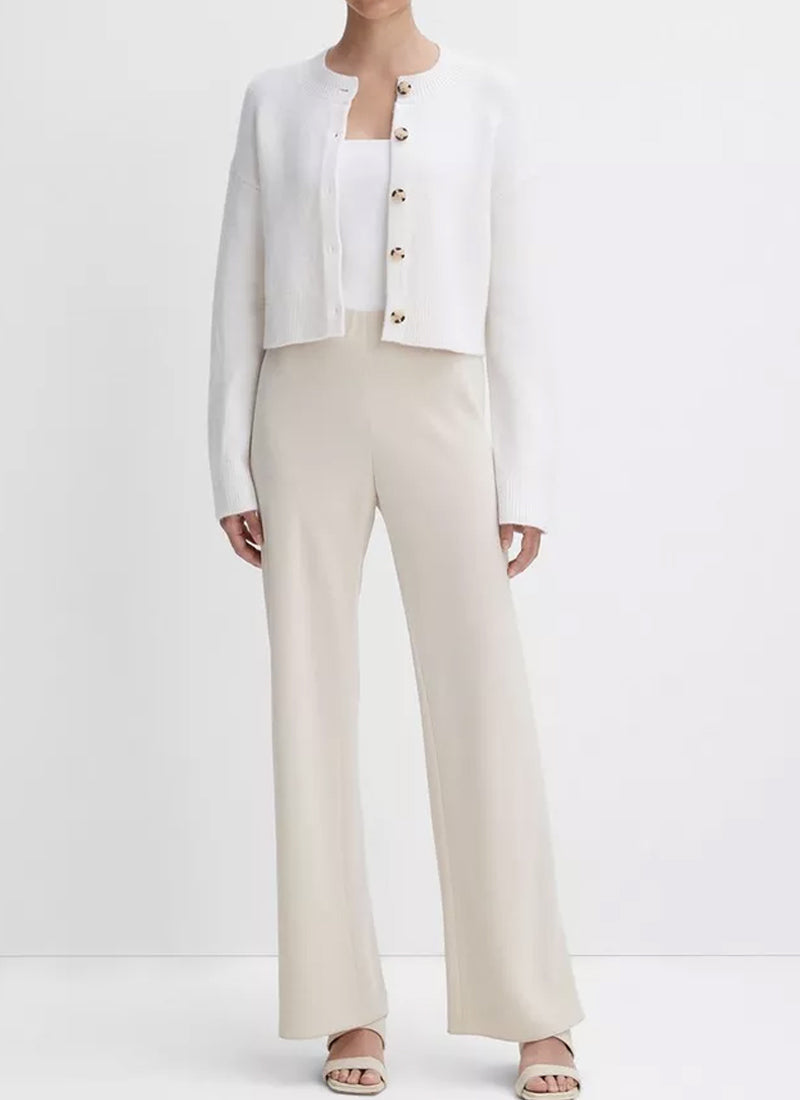 Vince Cropped Crewneck Cardigan
