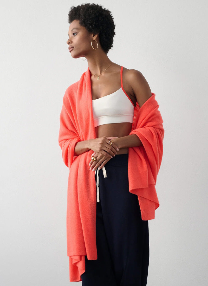 White + Warren Cashmere Travel Wrap