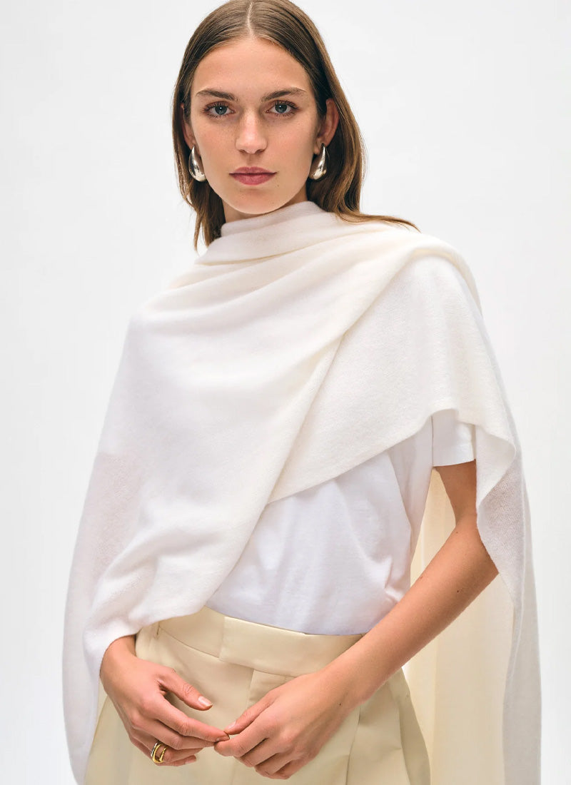 White + Warren Cashmere Travel Wrap