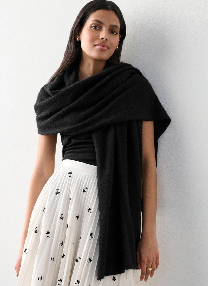 White + Warren Cashmere Travel Wrap