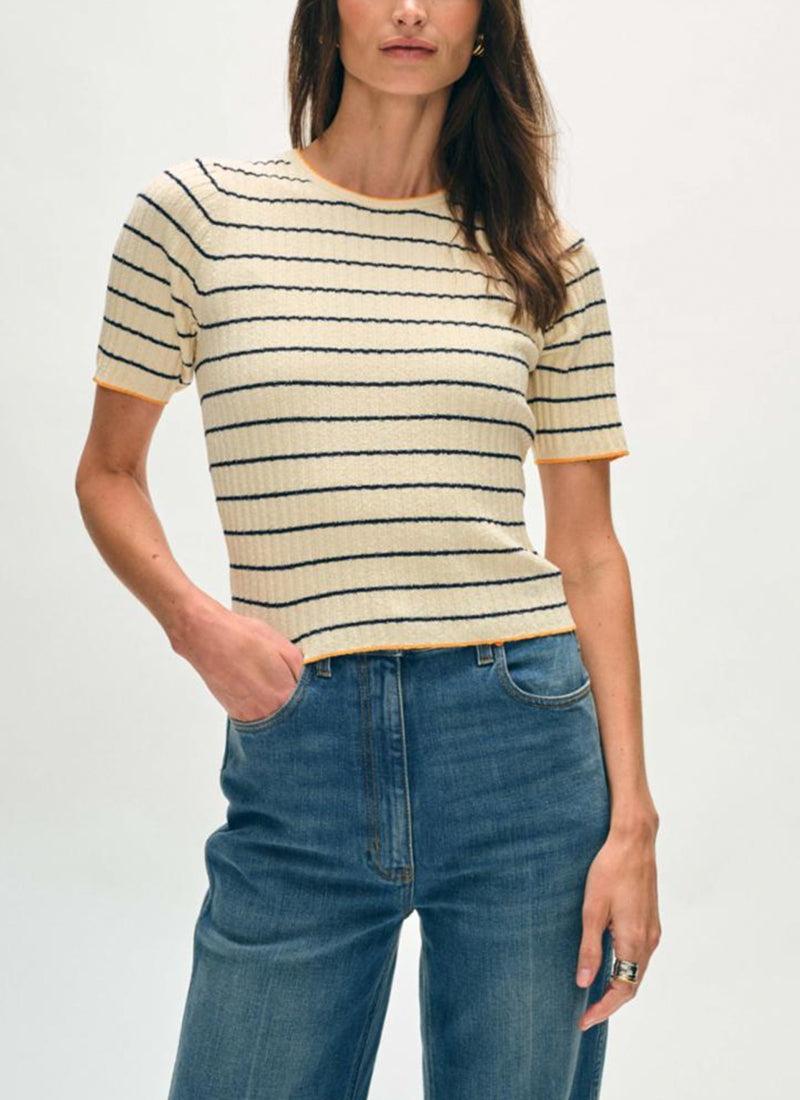 White + Warren Organic Cotton Terry Blend T-Shirt