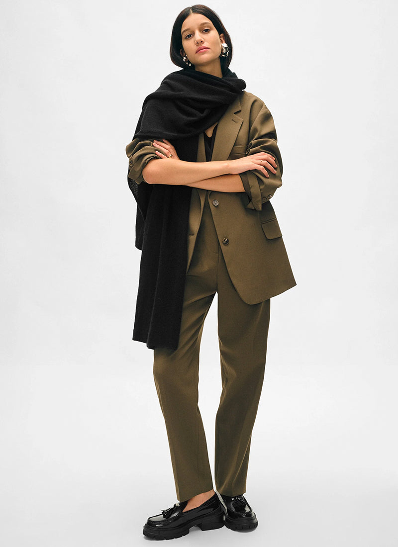 Cashmere Travel Wrap Black