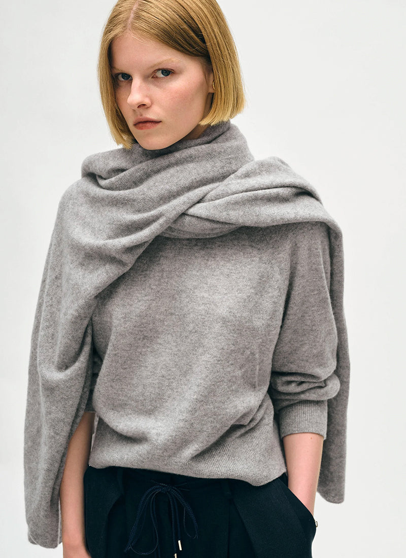 Cashmere Travel Wrap Grey