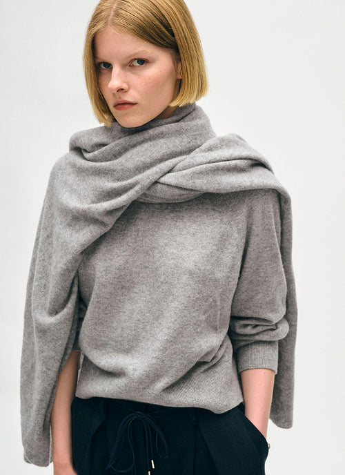 Cashmere Travel Wrap Grey