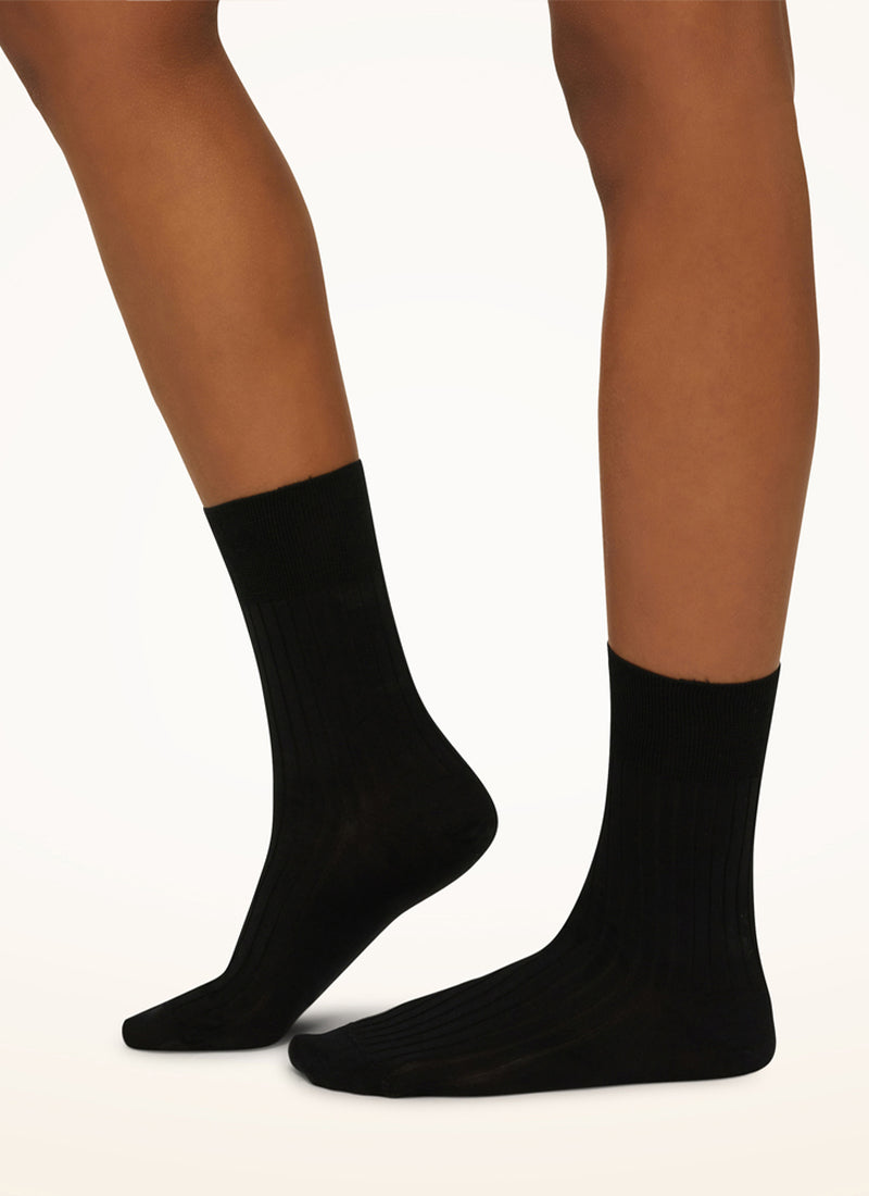 Luxury Cotton Rib Socks