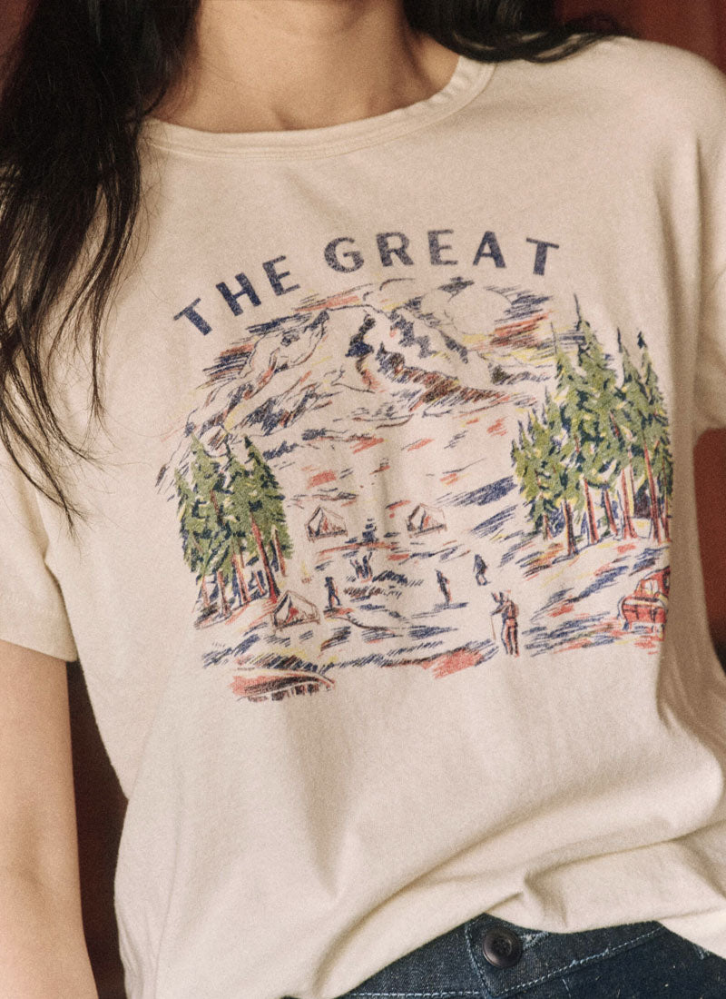 The Great The Boxy Crewneck-T-Shirt