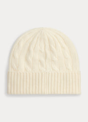 Wool Cashmere Cable Beanie